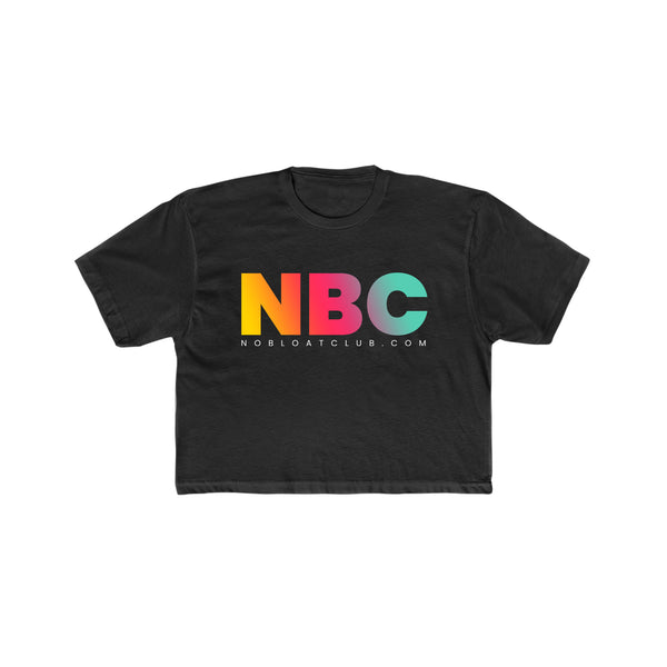 "NBC" Crop Top Black